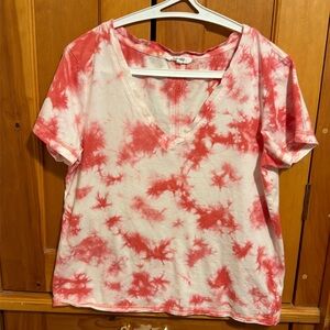 Splendid Tie-Dye V-Neck Women’s Top